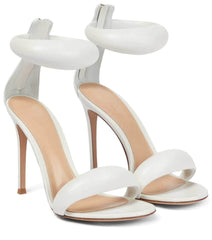 Ankle Strap Back Toe Zipper Heels