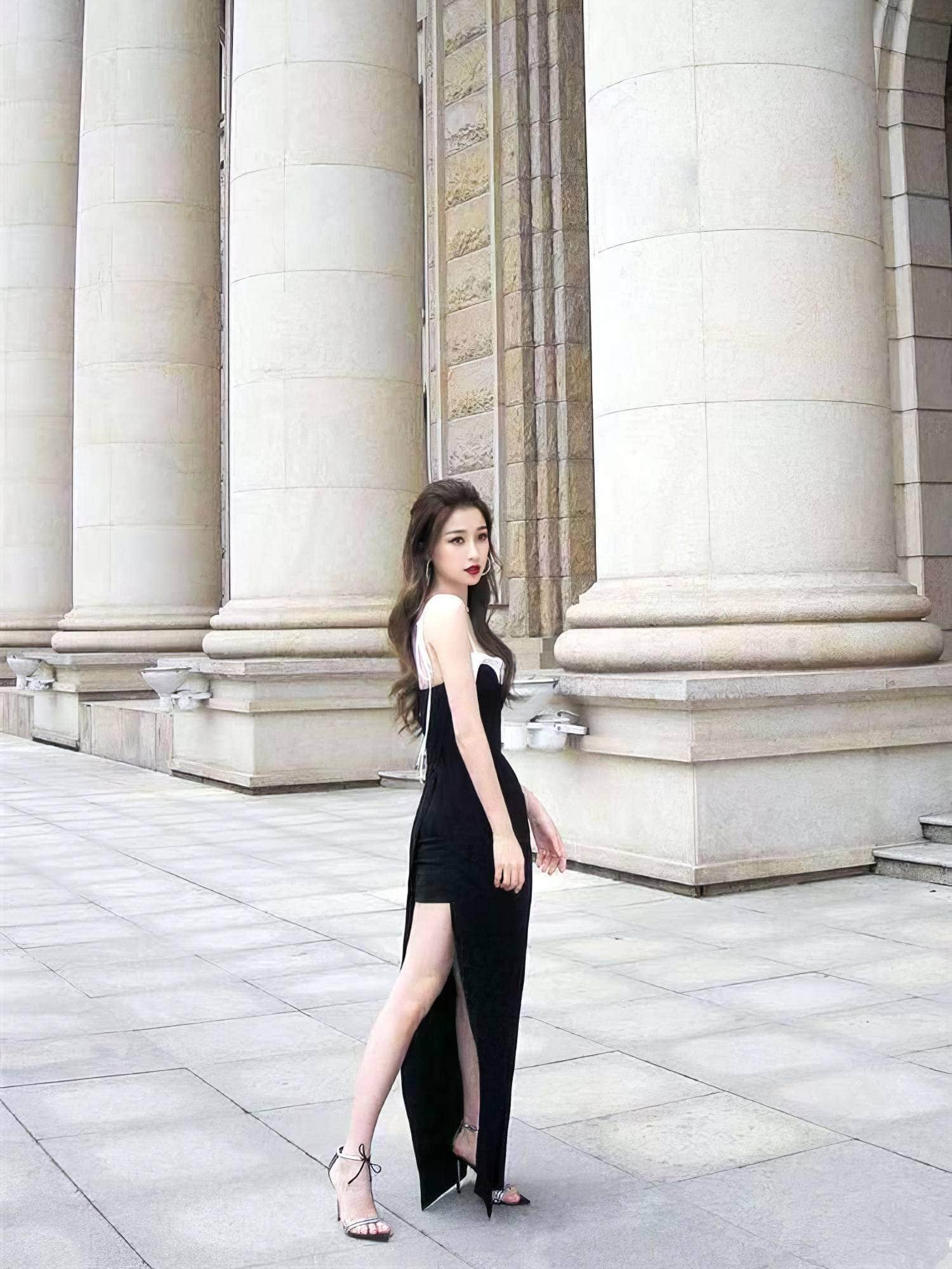 Ankle Strap Rhinestone Detail Pointed Toe Heels