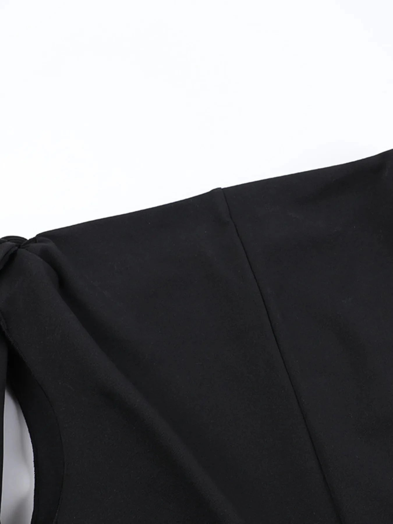 Asymmetrical Tied Sleeveless Maxi Dress