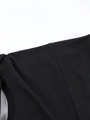 Asymmetrical Tied Sleeveless Maxi Dress