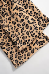 Pantalones anchos de leopardo