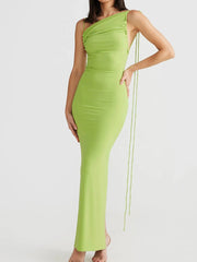 Backless Slit Sleeveless Bodycon Maxi Dress