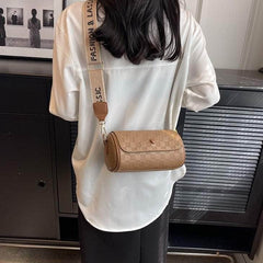 Barrel Shaped Crossbody Bag