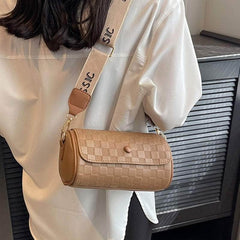 Barrel Shaped Crossbody Bag