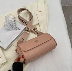 Barrel Shaped Crossbody Bag