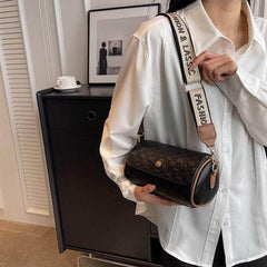 Barrel Shaped Crossbody Bag