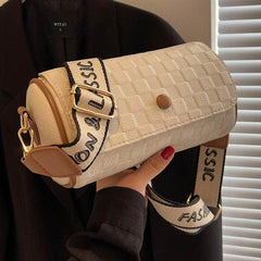 Barrel Shaped Crossbody Bag