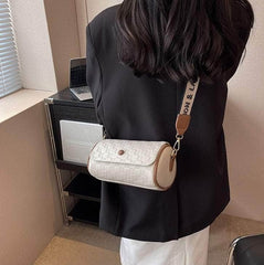 Barrel Shaped Crossbody Bag