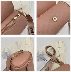 Barrel Shaped Crossbody Bag