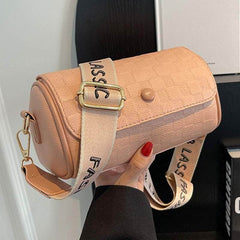 Barrel Shaped Crossbody Bag