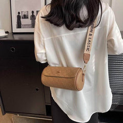 Barrel Shaped Crossbody Bag