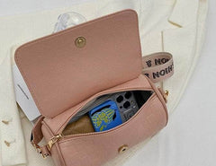 Barrel Shaped Crossbody Bag
