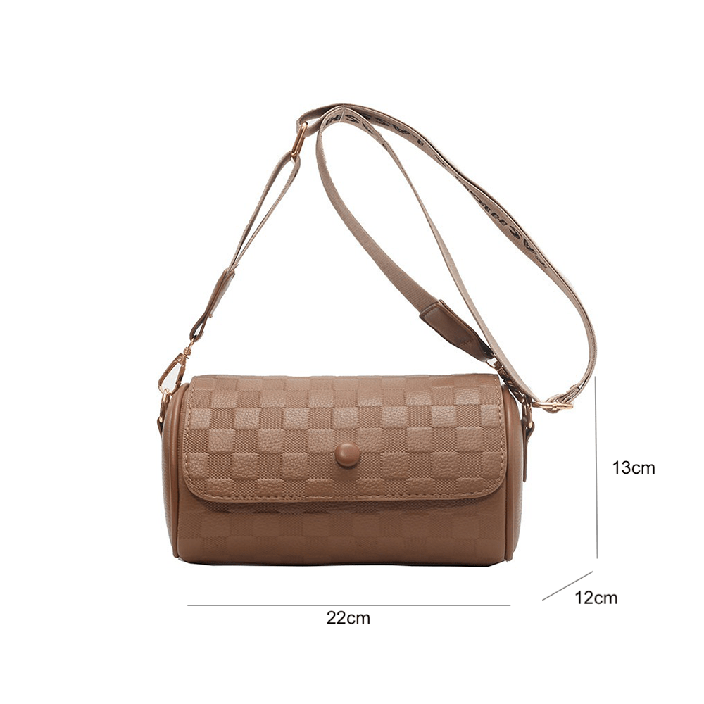 Barrel Shaped Crossbody Bag