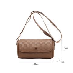 Barrel Shaped Crossbody Bag