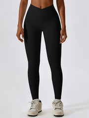 Basic Bae Wide Waistband Active Leggings Black / S