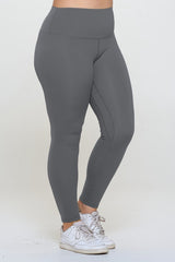 Leggings de cintura alta con forro polar de tamaño completo Yelete