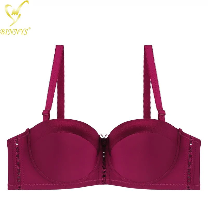 BINNYS C Cup Half Cup Sexy Ladies Bra Kit:Push-Up Woman Bra