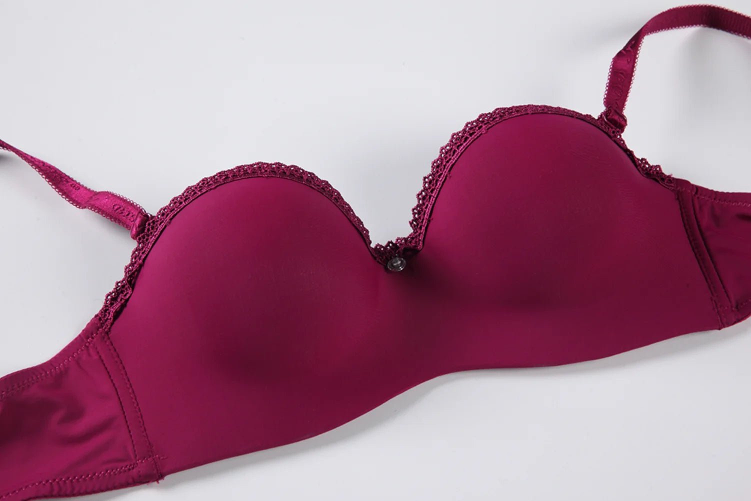 BINNYS Strapless Bra: B Cup, High-Quality Solid Nylon, Breathable, Half Cup, Ladies Underwire