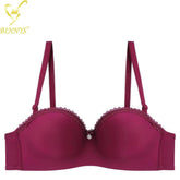 BINNYS Strapless Bra: B Cup, High-Quality Solid Nylon, Breathable, Half Cup, Ladies Underwire
