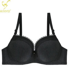BINNYS Women's Bra: Solid Color, Adjustable Straps, 36D 38D 40D 42D Plus Size with Underwire