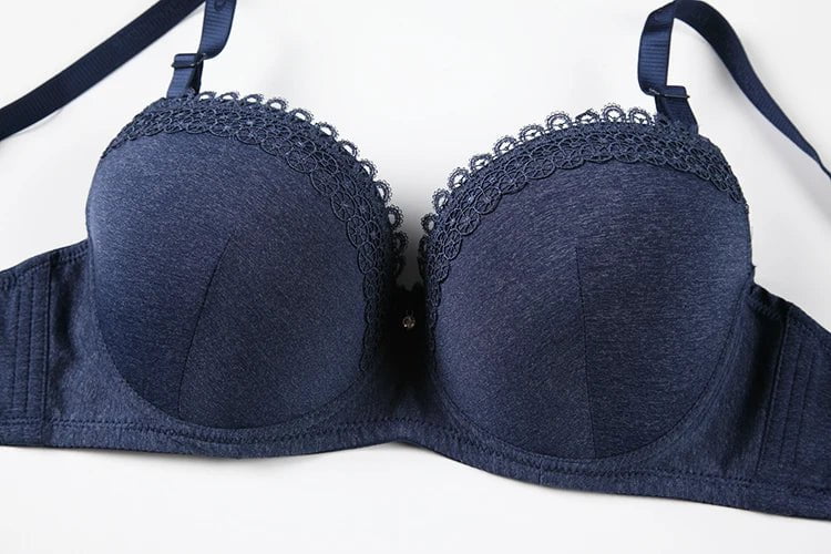 BINNYS Women's Bra: Solid Color, Adjustable Straps, 36D 38D 40D 42D Plus Size with Underwire