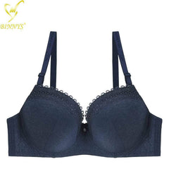 BINNYS Women's Bra: Solid Color, Adjustable Straps, 36D 38D 40D 42D Plus Size with Underwire