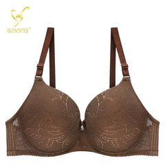 BINNYS Women's D Cup Seamless Bra: Sexy Lingerie for Ladies, Plus Size, Large Breast Bra with Extender