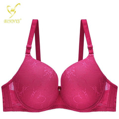 BINNYS Women's D Cup Seamless Bra: Sexy Lingerie for Ladies, Plus Size, Large Breast Bra with Extender
