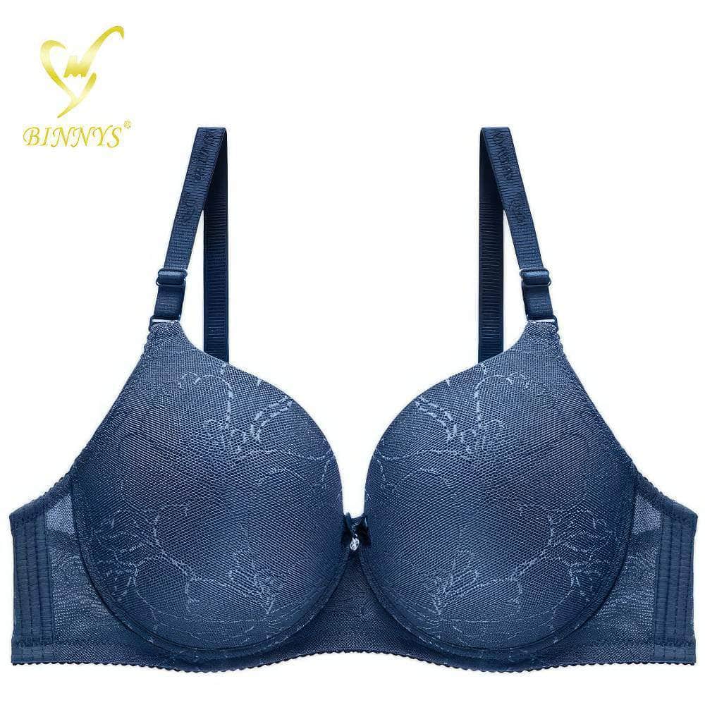 BINNYS Women's D Cup Seamless Bra: Sexy Lingerie for Ladies, Plus Size, Large Breast Bra with Extender