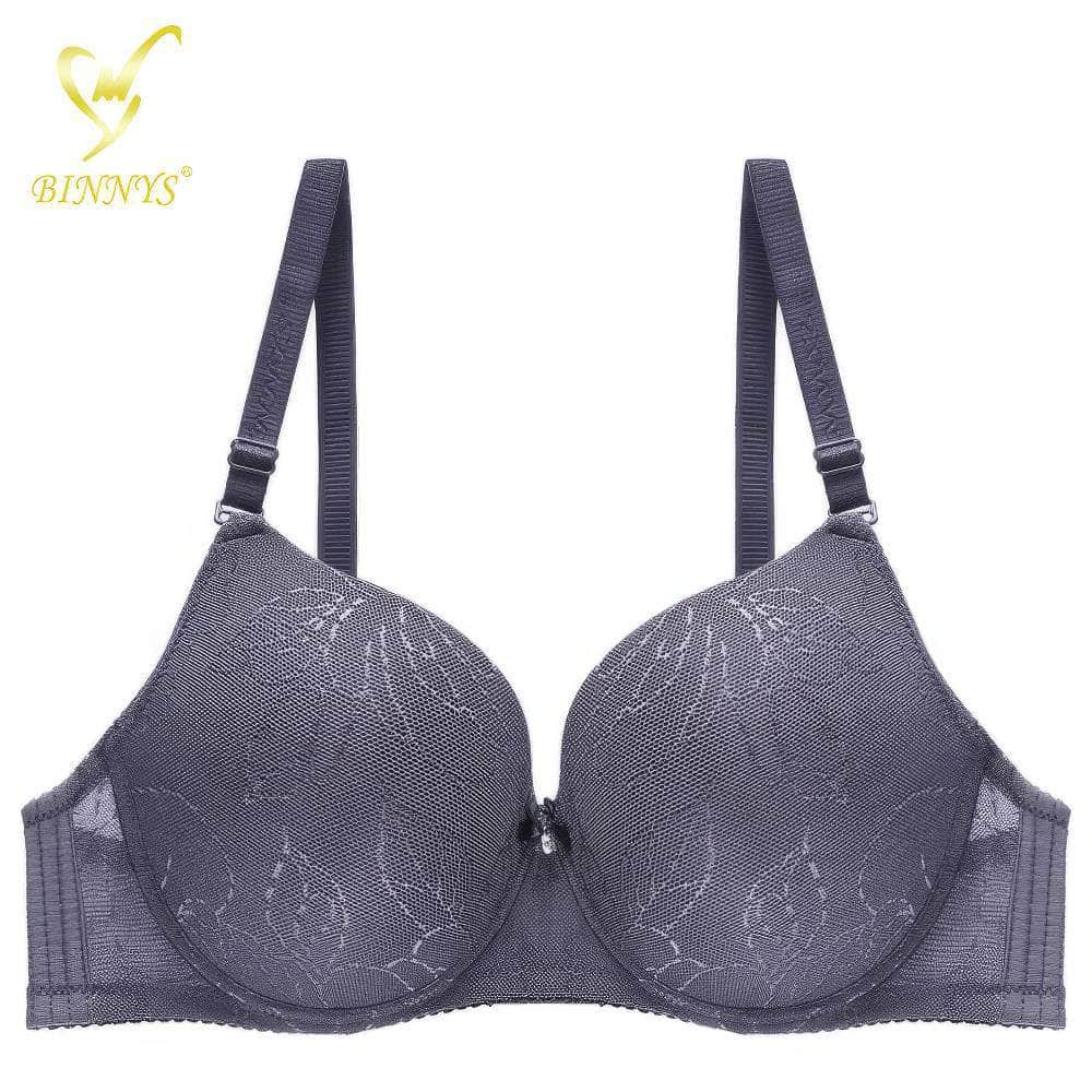 BINNYS Women's D Cup Seamless Bra: Sexy Lingerie for Ladies, Plus Size, Large Breast Bra with Extender