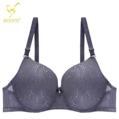 BINNYS Women's D Cup Seamless Bra: Sexy Lingerie for Ladies, Plus Size, Large Breast Bra with Extender