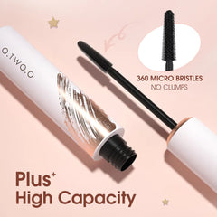 Black Waterproof 4D Silk Fiber Mascara - Long-lasting Lash Extension Makeup