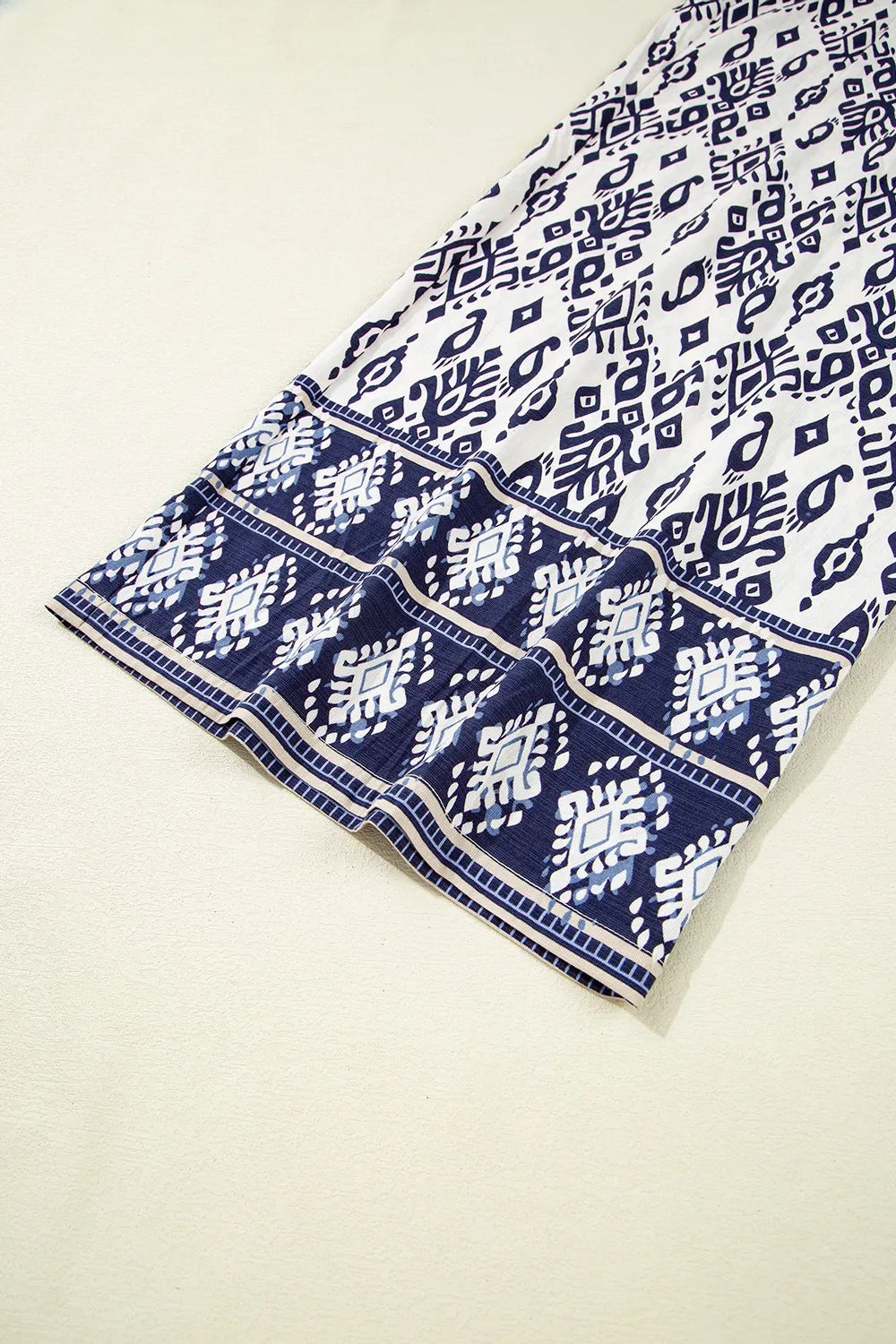 Bohemian Print Wide Leg Jumpsuit