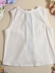 Bow Back Ribbed Tank Top