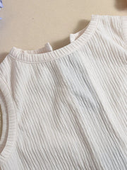 Bow Back Ribbed Tank Top