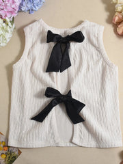 Bow Back Ribbed Tank Top