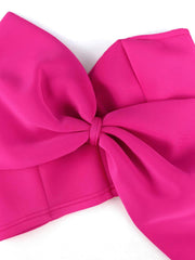 Bow Detail Bandeau Tube Top
