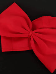 Bow Detail Bandeau Tube Top
