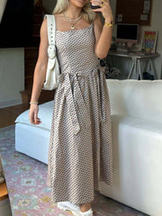 Bow Detail Midi Cami Dress