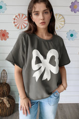 Bow Graphic Short Sleeve T-Shirt