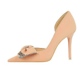 Bow Sequin Detailed Pump Court Heels EU 33 / LightPink / 11CM