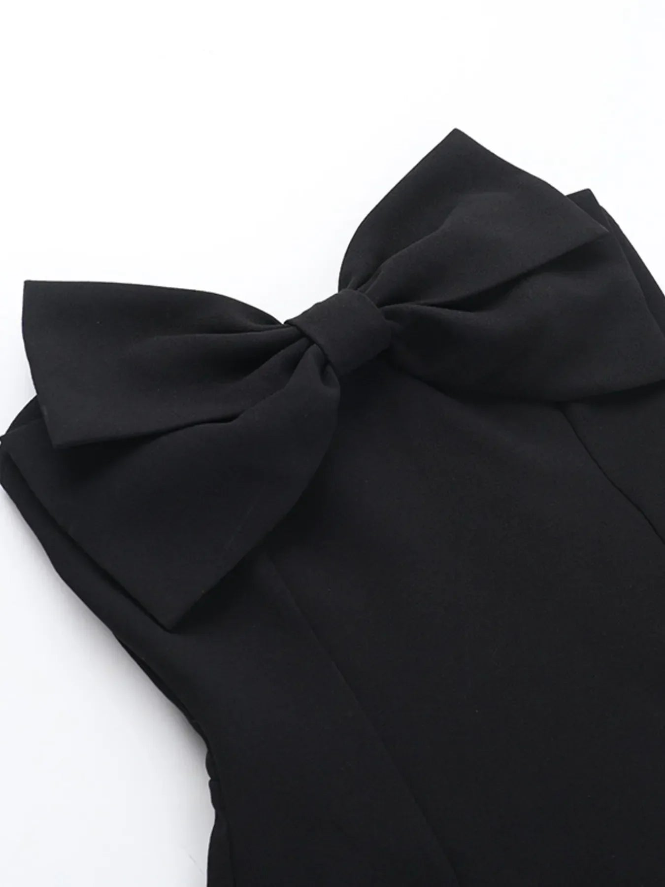 Bow Tube A-Line Mini Dress