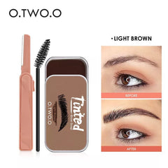 Brow Soap: 4 Color Tint Eyebrow Gel Wax for Natural Brow Sculpting and Lift - Women's Makeup Light Brown