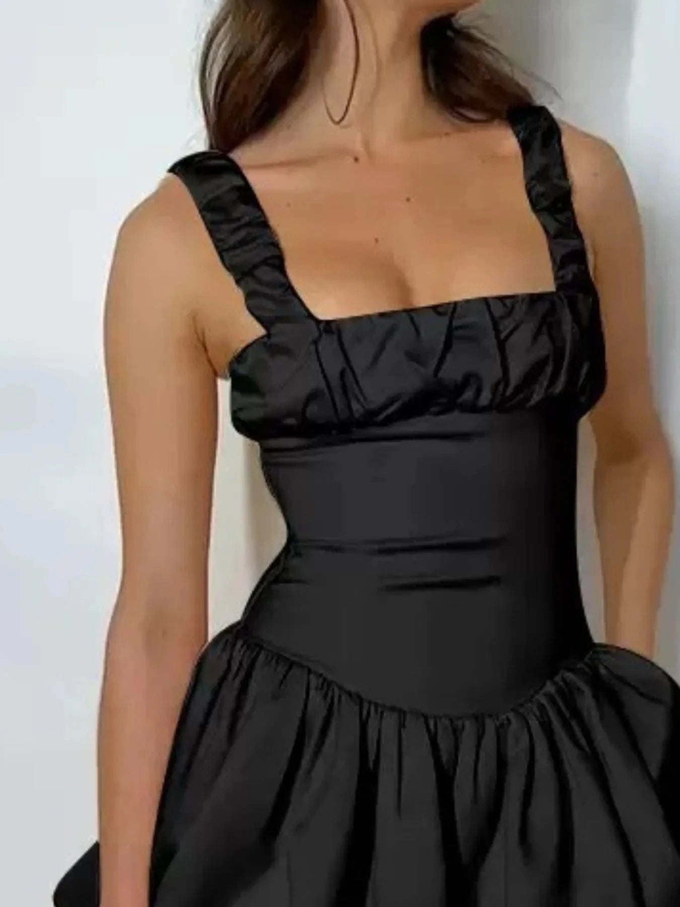 Bubble Hem Mini Dress