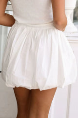 Bubble Mini Skirt with Pockets