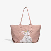 Bunny Print Tote Bag