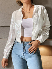 Butterfly Back Zip Up Hooded Jacket