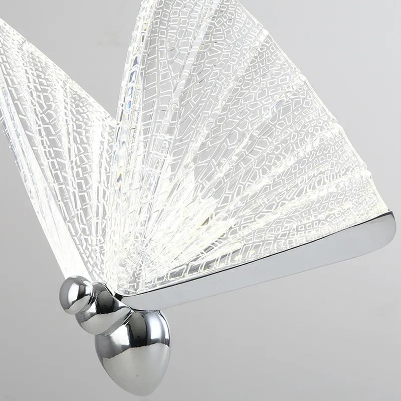 Butterfly LED Pendant Lights: Nordic Hanging Lamp for Bedside, Living, Dining Roomm Kitchen pendente iluminação