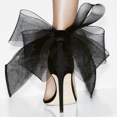 Butterfly Thin Strap Heeled Sandals