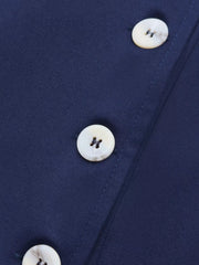 Button-Front A-Line Dress